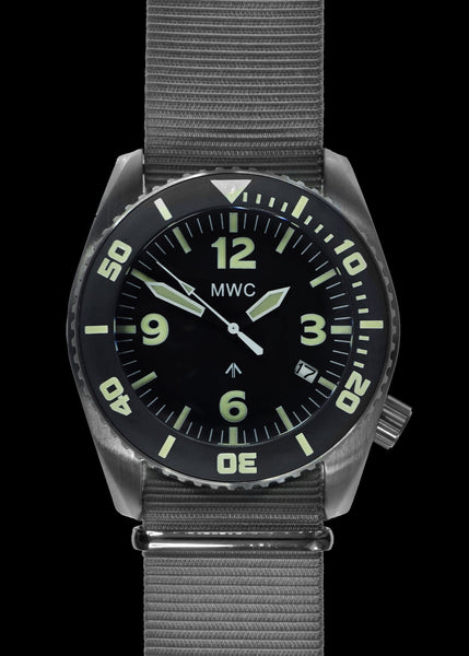 MWC "Depthmaster" 100atm / 3,280ft / 1000m Water Resistant Military Divers Watch in Stainless Steel Case with Helium Valve (Automatic)