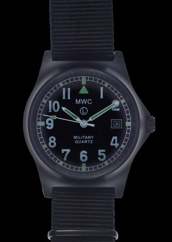 MWC MKIII 100m/330ft Water Resistant 1950s Pattern Automatic Ltd Edition Military Watch in black PVD Steel with Sapphire Crystal