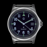 MWC G10 LM Stainless Steel Military Watch on a Grey NATO Strap (Plain Caseback to Enable Personalisation)