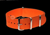 18mm Orange "High Visibility" Search and Rescue (SAR) NATO Military Watch Strap