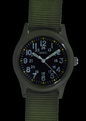 MWC Titanium Military Watch, 300m Water Resistant, Sapphire Crystal and 10 Year Battery Life - NATO NSN Number: 6645-99-847-7565