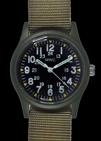 MWC Titanium Military Watch, 300m Water Resistant, Sapphire Crystal and 10 Year Battery Life - NATO NSN Number: 6645-99-847-7565