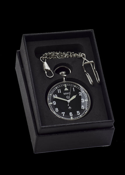 General Service Military Pocket Watch (24 Jewel Automatic with Option to Hand Wind) - We have 3 of these pocket watches reduced to clear which were used for photography and promotion purposes
