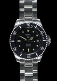MWC 2023 Model 24 Jewel 300m Automatic Military Divers Watch with Sapphire Crystal and Ceramic Bezel on a Steel Bracelet