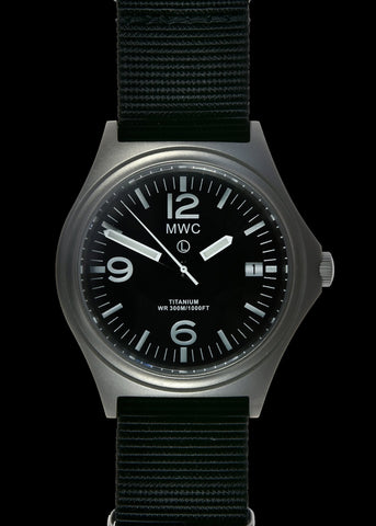 MWC P656 2023 Model Titanium Tactical Series Watch with GTLS Tritium and Ten Year Battery Life