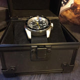 MWC Protective Travel Watch Box with A Plate for Personalization
